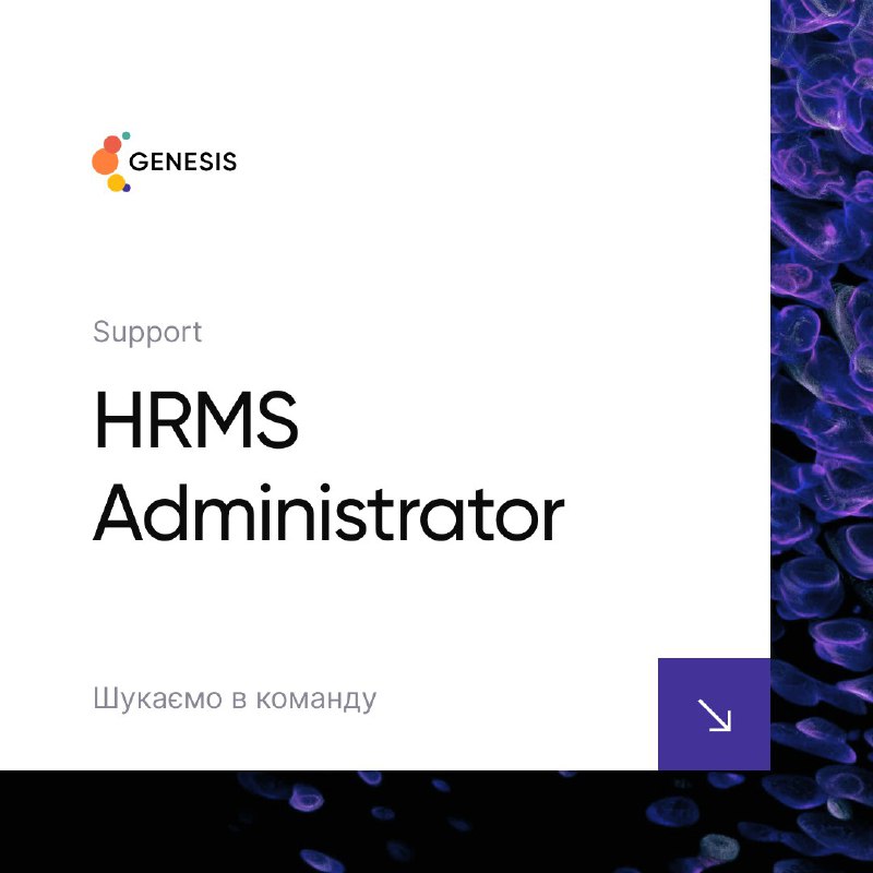 ***⚡️*****Genesis шукає HRMS Administrator**