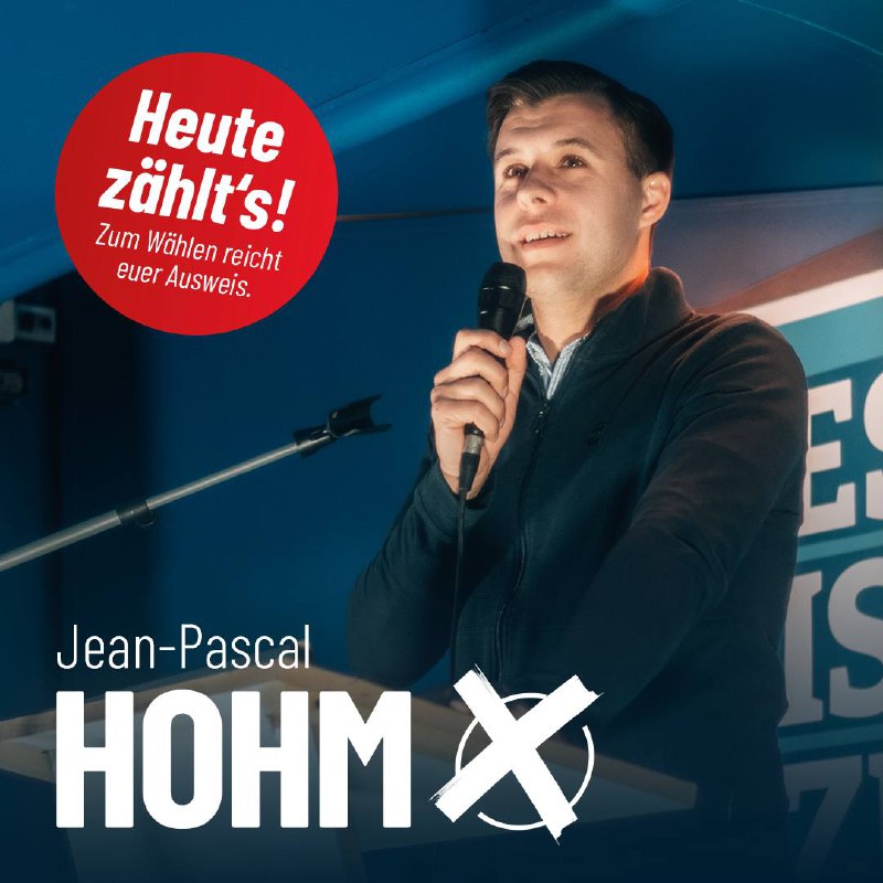 ***🗓️******🗳️***Heute zählt’s!