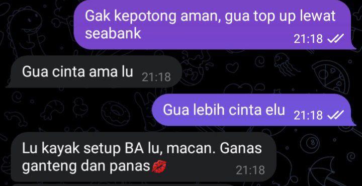 Jangan lupa jaspin di gua boy …