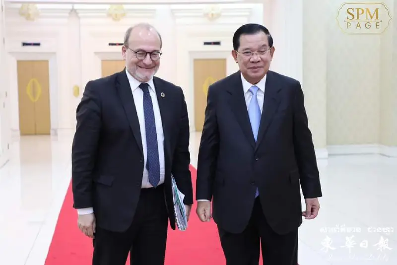 洪森总理希望法开署继续协助柬各领域发展