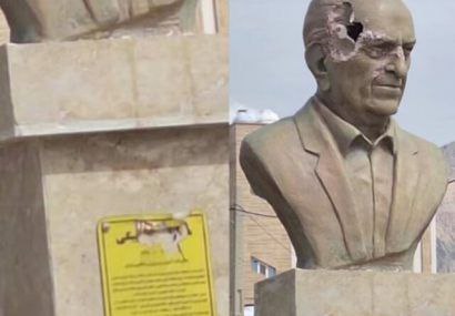 تخریب تندیس محمد بهمن‌بیگی بنیانگذار آموزش …