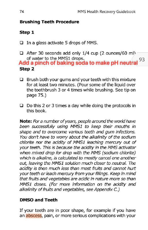 MOUTH AND TOOTH PROCEDURE