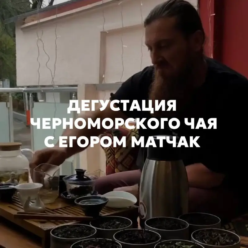 Дегустация черноморского чая с Егором Матчак …