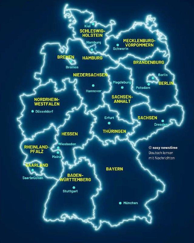 Das sind die 16 Bundesländer von …