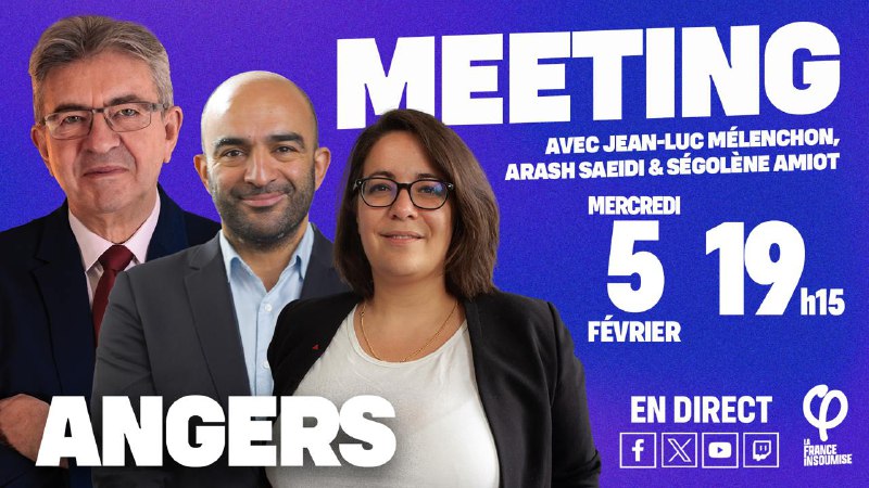 ***🔴*** Ce mercredi 5 février, rendez-vous …