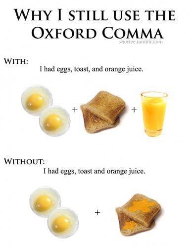 Oxford comma, длинное тире и ***🚀***