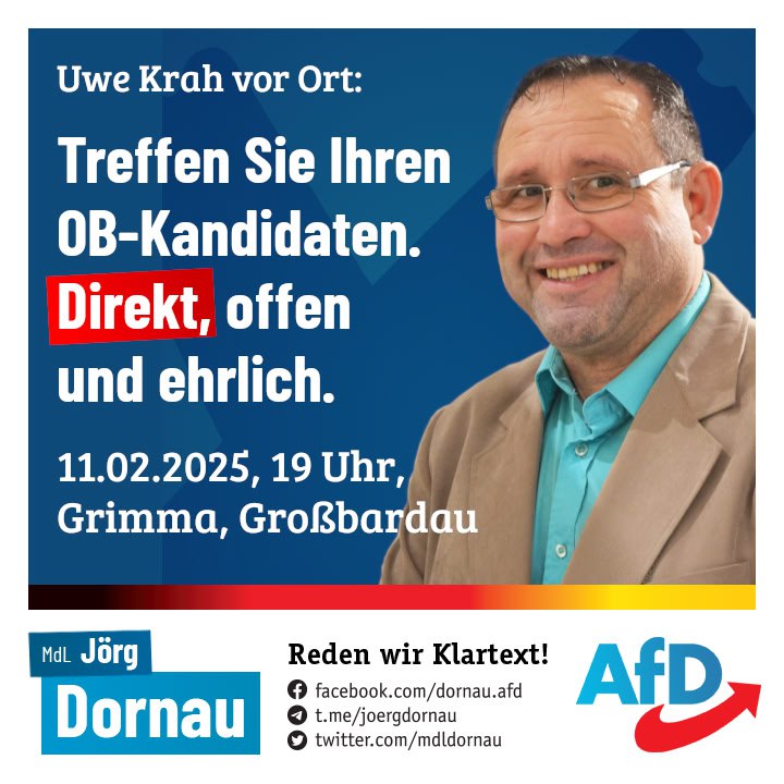 Uwe Krah vor Ort: