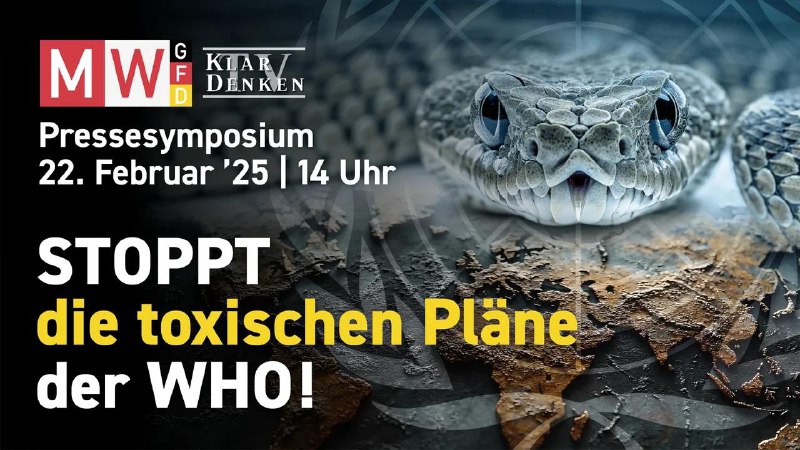 ***🔴******💥*****LIVE | MWGFD Pressesymposium zum Thema: …