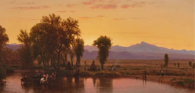 'Indians Crossing The Platte River' by …