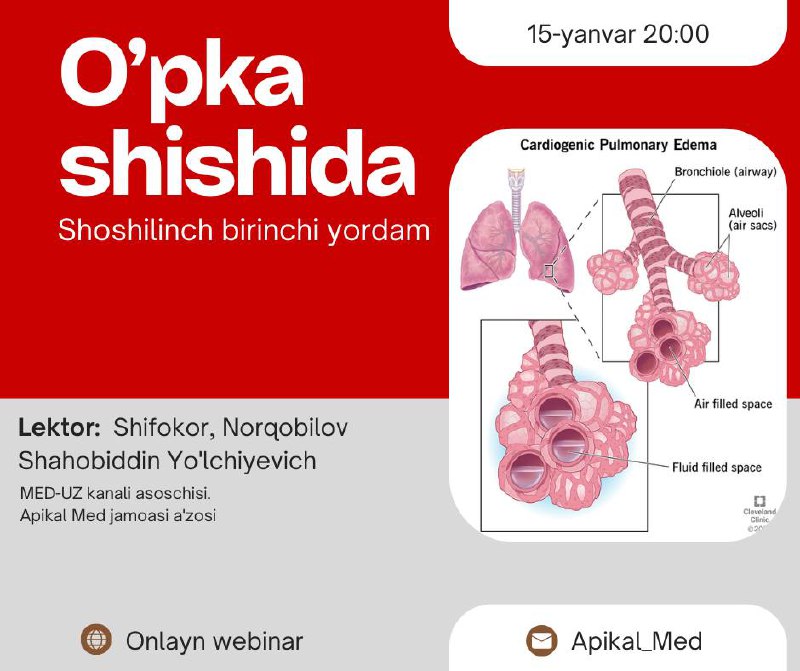 **Bepul ochiq leksiyaga marhamat!