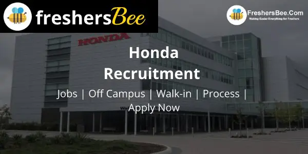 Honda Recruitment 2021 Jobs | Off Campus | Walk-In | Vacancy | Apply [@Honda2wheelersindia](https://t.me/Honda2wheelersindia).Com