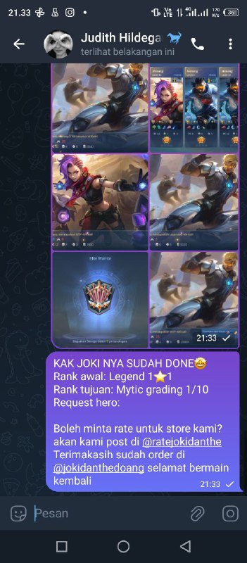 new testimoni joki rank legend 5 …