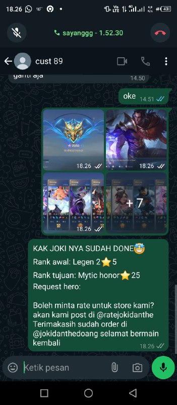 new testimoni joki rank legend 2***⭐***5 …