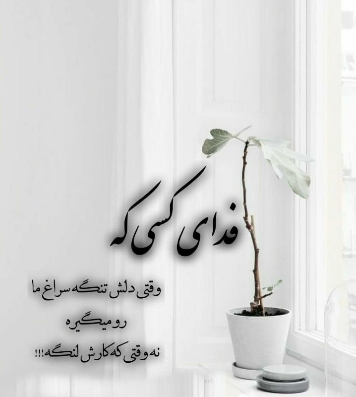 **فدای کسی که...**