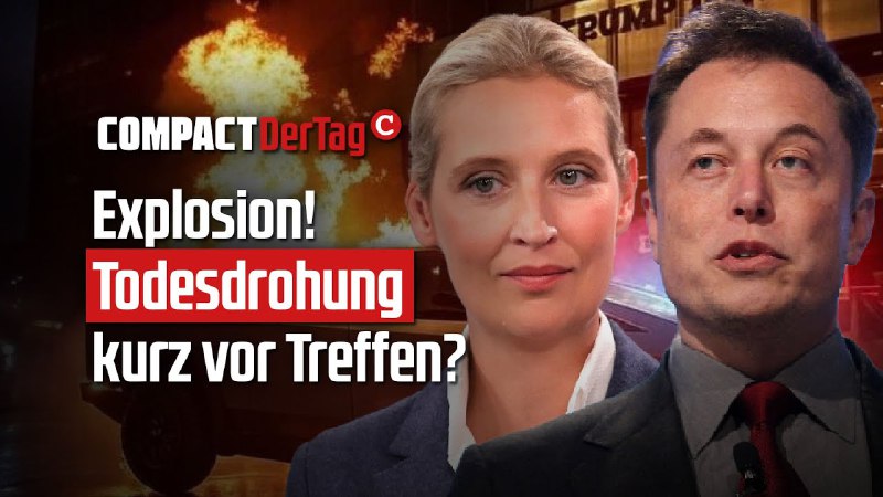 Explosion! Todesdrohung kurz vor Treffen?***💥****