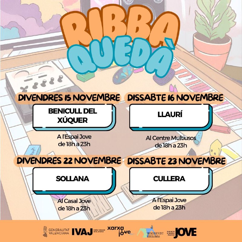 📣 Joventut Ribera Baixa ✌️