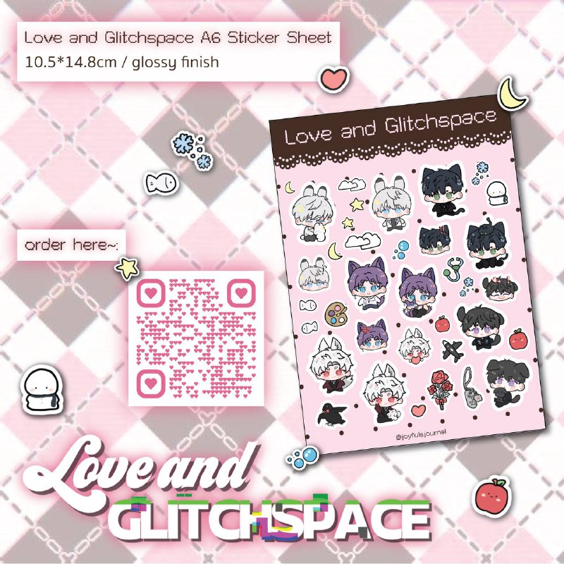 [#LoveandGlitchSpace\_SG](?q=%23LoveandGlitchSpace_SG) sticker sheets are now **available** …