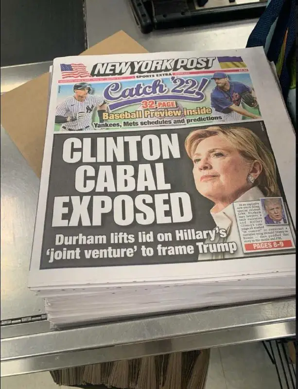 ***💥***CLINTON MAKES THE FRONT PAGE ON …