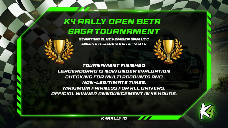 *****?*** K4 Rally Open Beta: SAGA …