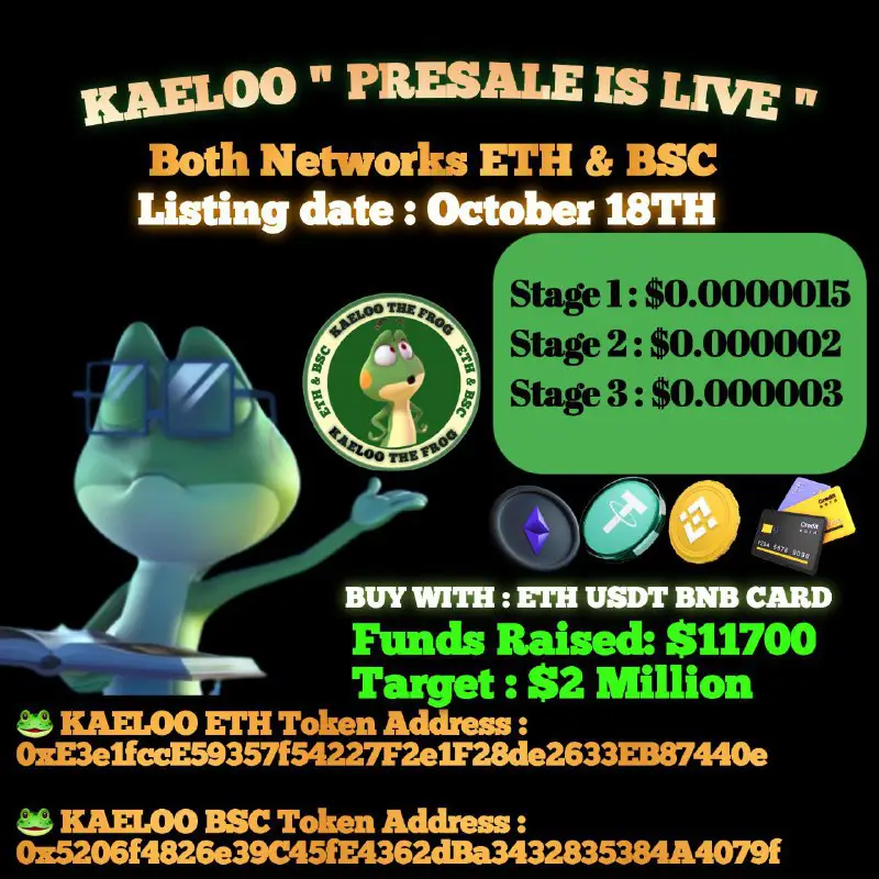 **Welcome To** **$KAELOO** **Connect your Wallet …