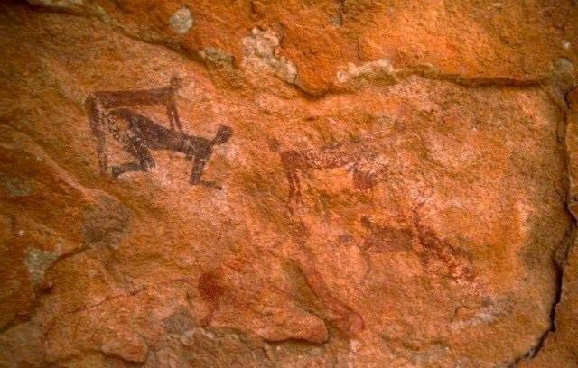 **Rock paintings from 7000 BC, Algeria, …