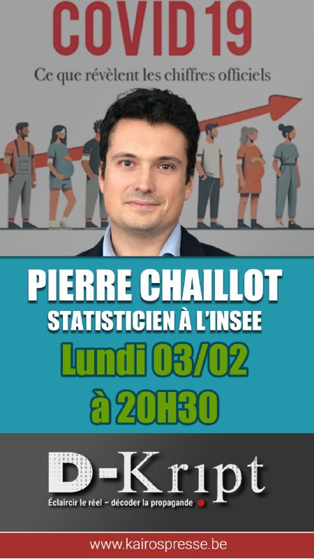 ***💥***Lundi 03/02 à 20H30, Pierre CHAILLOT …