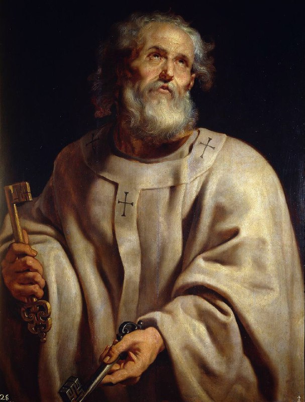 *Saint Peter* holding the key to …