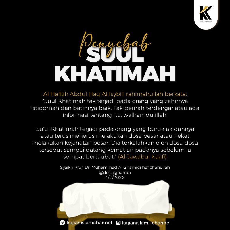 PENYEBAB SUUL KHATIMAH