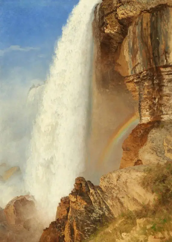 **“Ниагарский водопад и радуга”, 1890-е г.**
