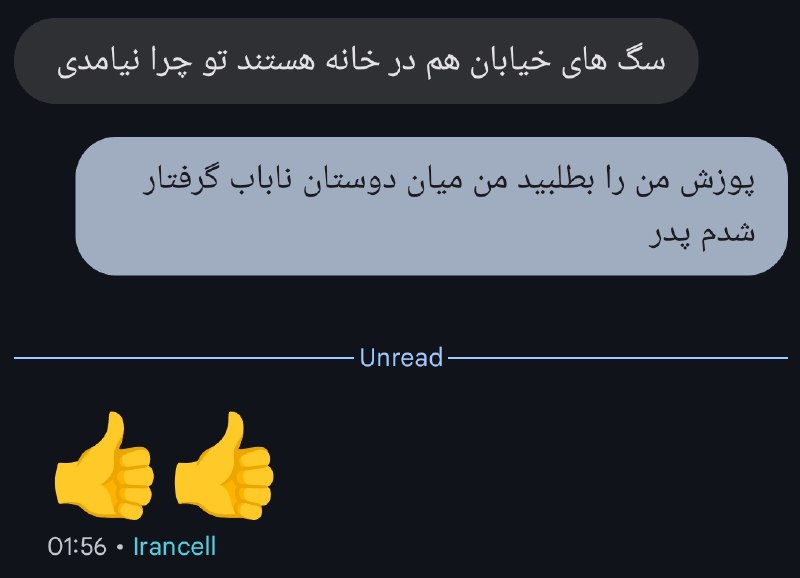 با بابام حرف میزنم انگار اون …