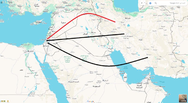 خلال أي ضربة جوية ضد إيران …
