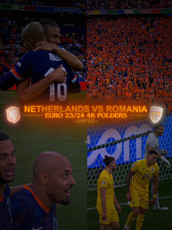 Netherlands vs Romania Folders in 4k! …