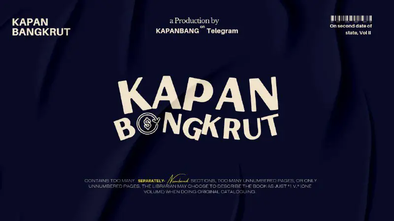 **KAPAN BANGKRUT**