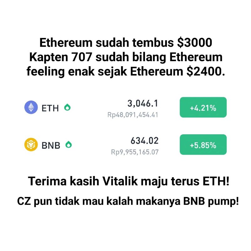 Ketika Ethereum turun kemarin itu banyak …