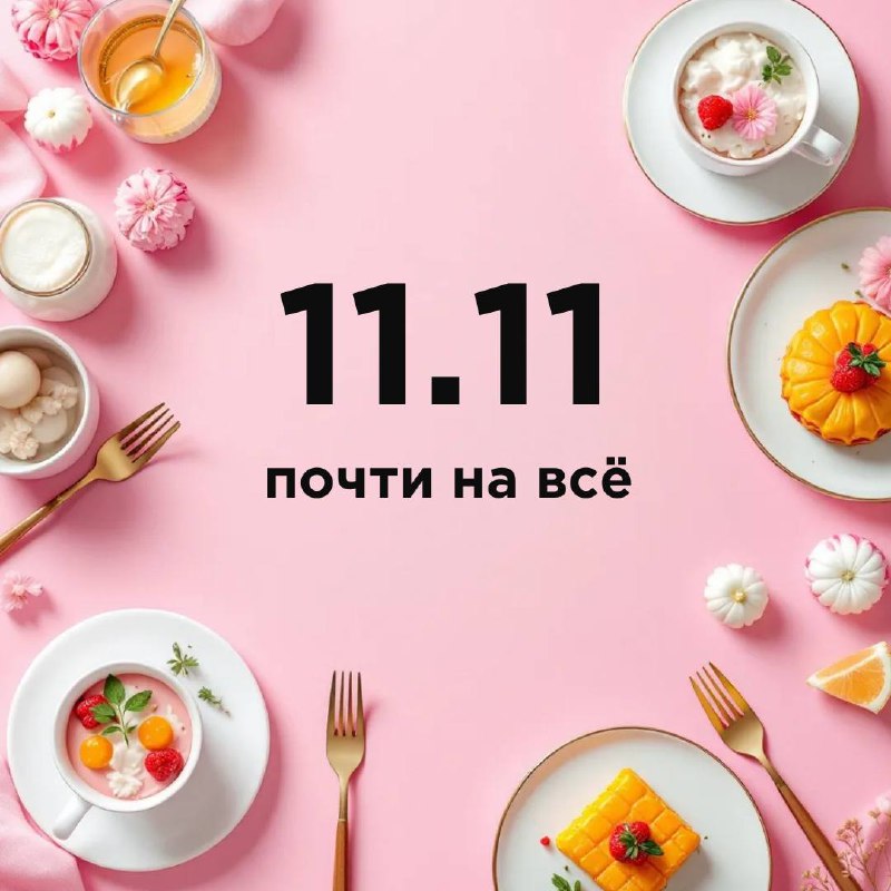 Наша распродажа 11.11: