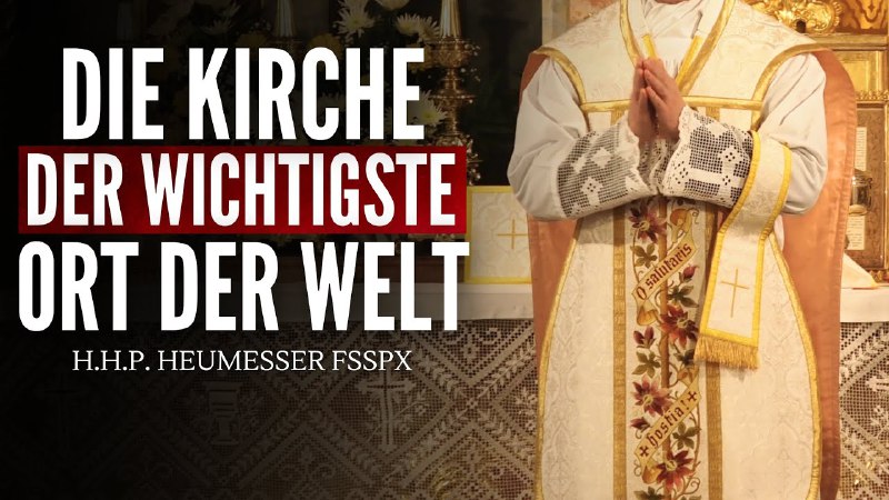 ***⛪️***Warum ist die Kirche der wichtigste …