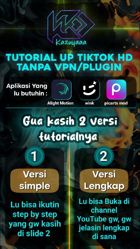 Nih Tutorial Up hd di tiktok …