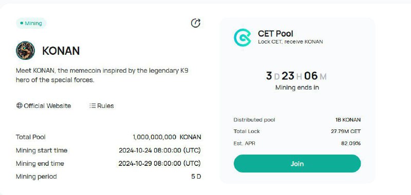 **FREE [$KONAN](https://x.com/search?q=%24KONAN&amp;src=cashtag_click) dari stake [$CET](https://x.com/search?q=%24CET&amp;src=cashtag_click) token**