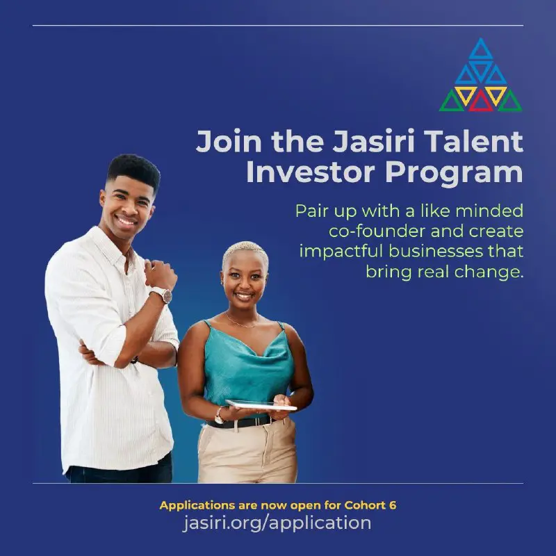 ***⏳*** The Jasiri Talent Investor Program …