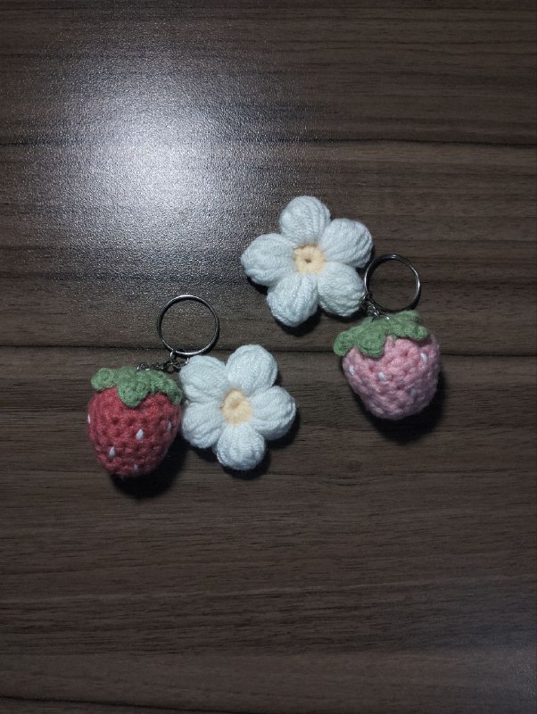 strawberry keychains