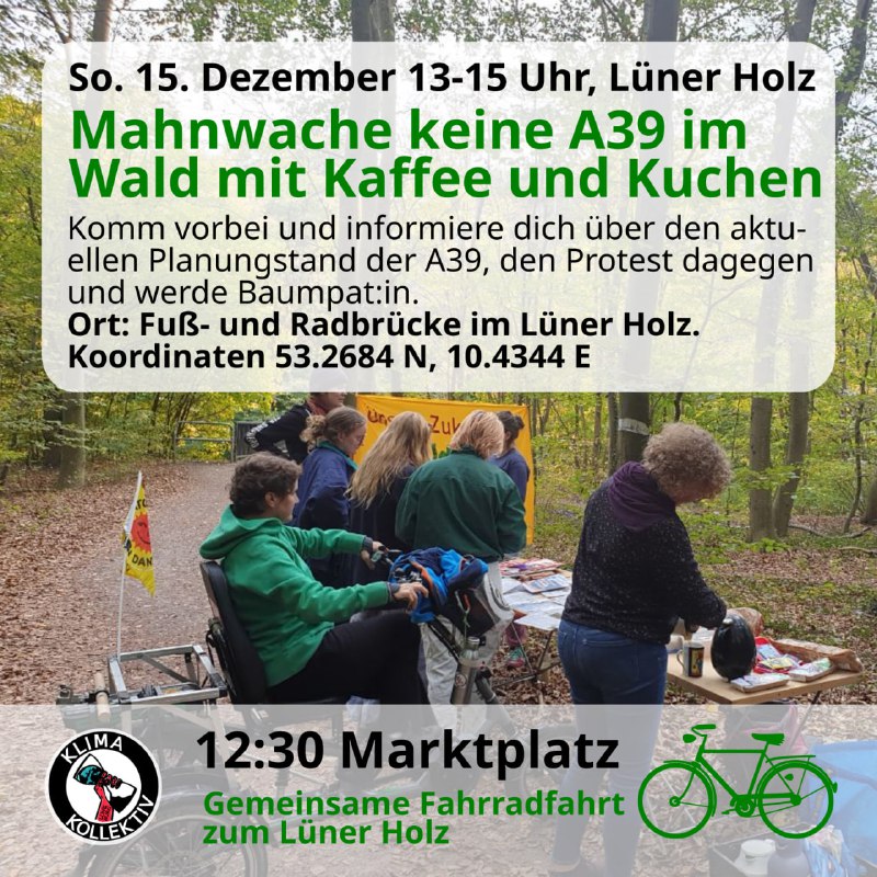 Diesen Sonntag von 13-15 Uhr ist …