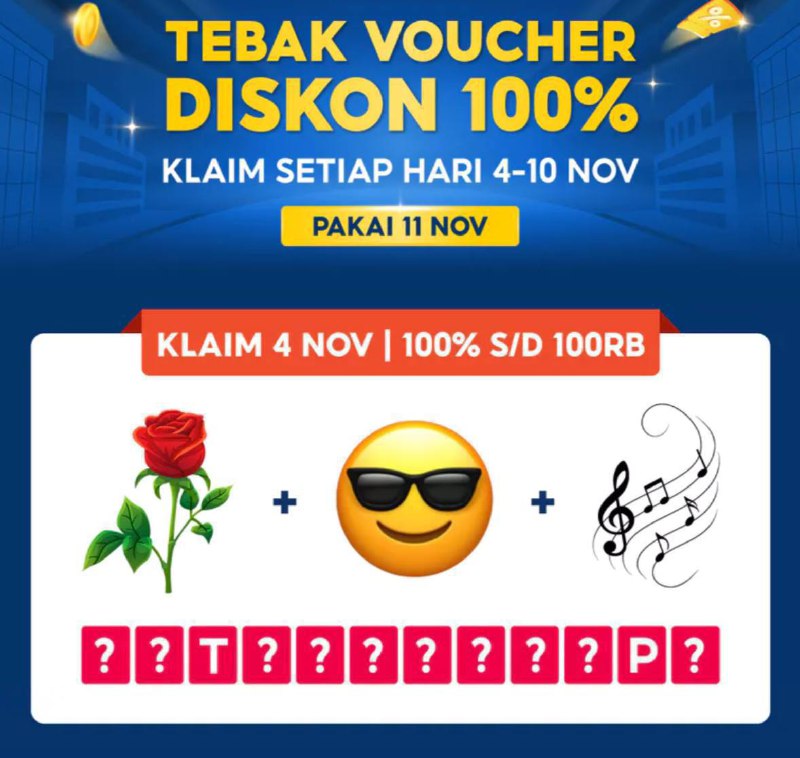 **Kode Voucher 11.11***✨***