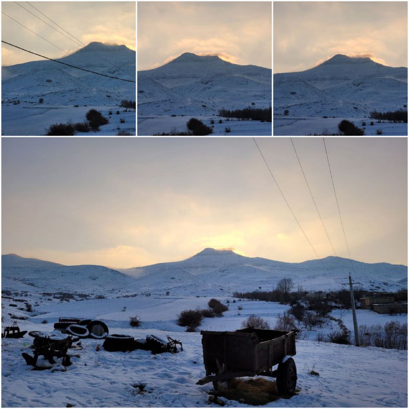 ***📸*** برف روستای صوفیوند سنجابی***❄️***