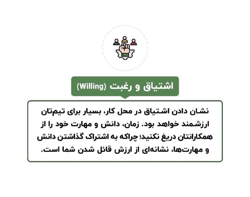 اشتیاق و رغبت (Willing)