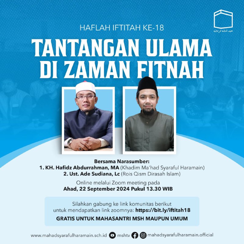 *TANTANGAN ULAMA DI ZAMAN FITNAH*