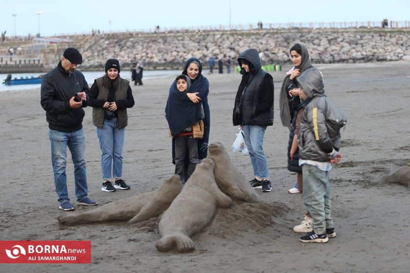 جشنواره مجسمه های شنی در ساحل …