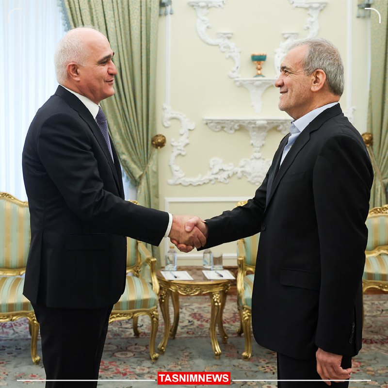 **دیدار معاون نخست‌وزیر آذربایجان با «پزشکیان»**