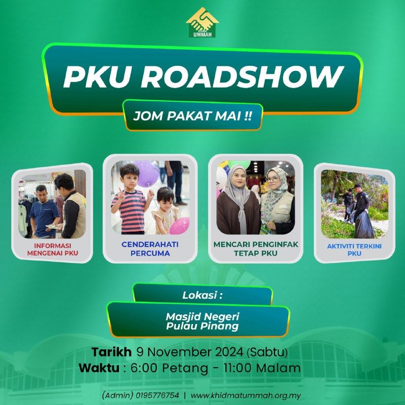 PKU Roadshow di Pulau Pinang.