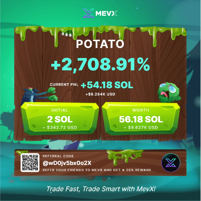 ***🪙*** SOL Gamble $potato120Kcap HPRJ6r83YZpb6AUkkQNNYPxc8U5WvsJZw1DyGpUkpump https://mevx.io/solana/HPRJ6r83YZpb6AUkkQNNYPxc8U5WvsJZw1DyGpUkpump?ref=%40Khronos …