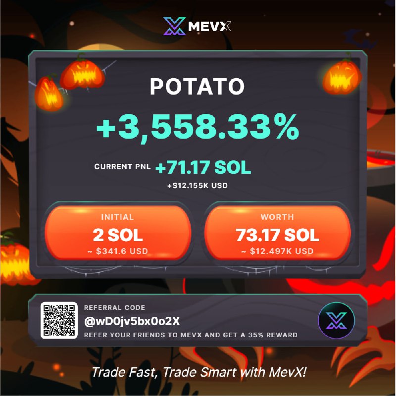 ***🪙*** SOL Gamble $potato120Kcap HPRJ6r83YZpb6AUkkQNNYPxc8U5WvsJZw1DyGpUkpump https://mevx.io/solana/HPRJ6r83YZpb6AUkkQNNYPxc8U5WvsJZw1DyGpUkpump?ref=%40Khronos …